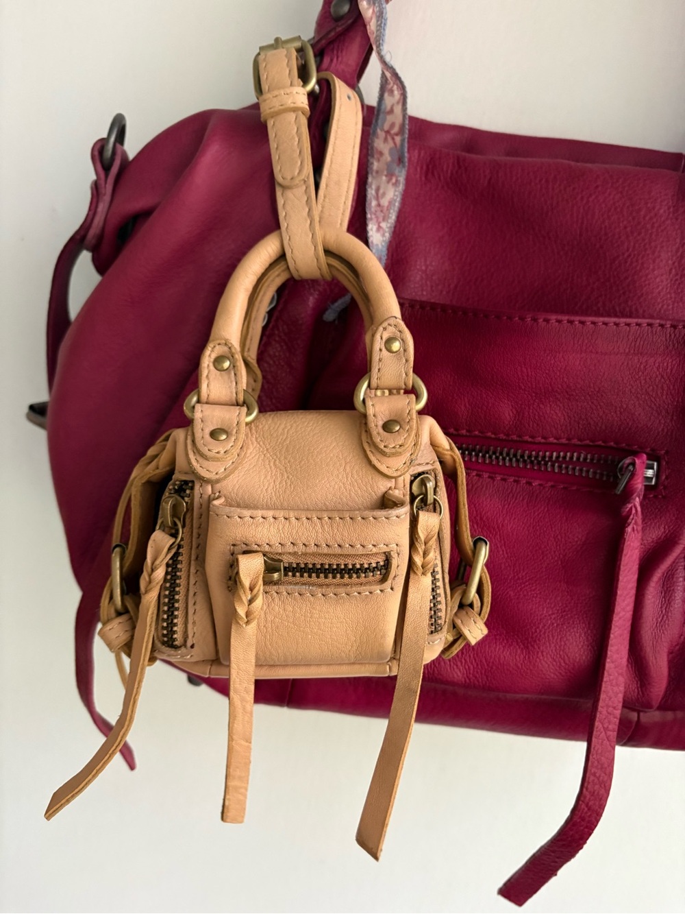 We The Free Micro Emerson Mini Bag🔥 Italian Straw🔥 free people Emerson bag charm